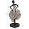 14.25" Black & Silver Dancer Decorative Sculpture